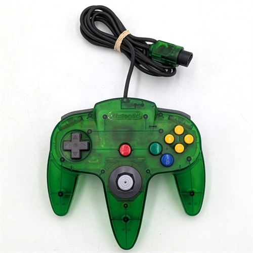 Original Nintendo 64 Controller - Jungle Green - Nintendo 64 Tilbehør (B Grade) (Genbrug) 